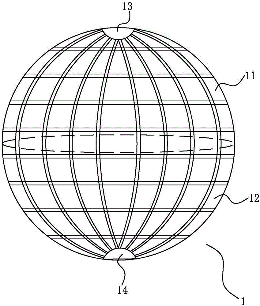 Liner structure of intelligent football and manufacturing method of liner structure