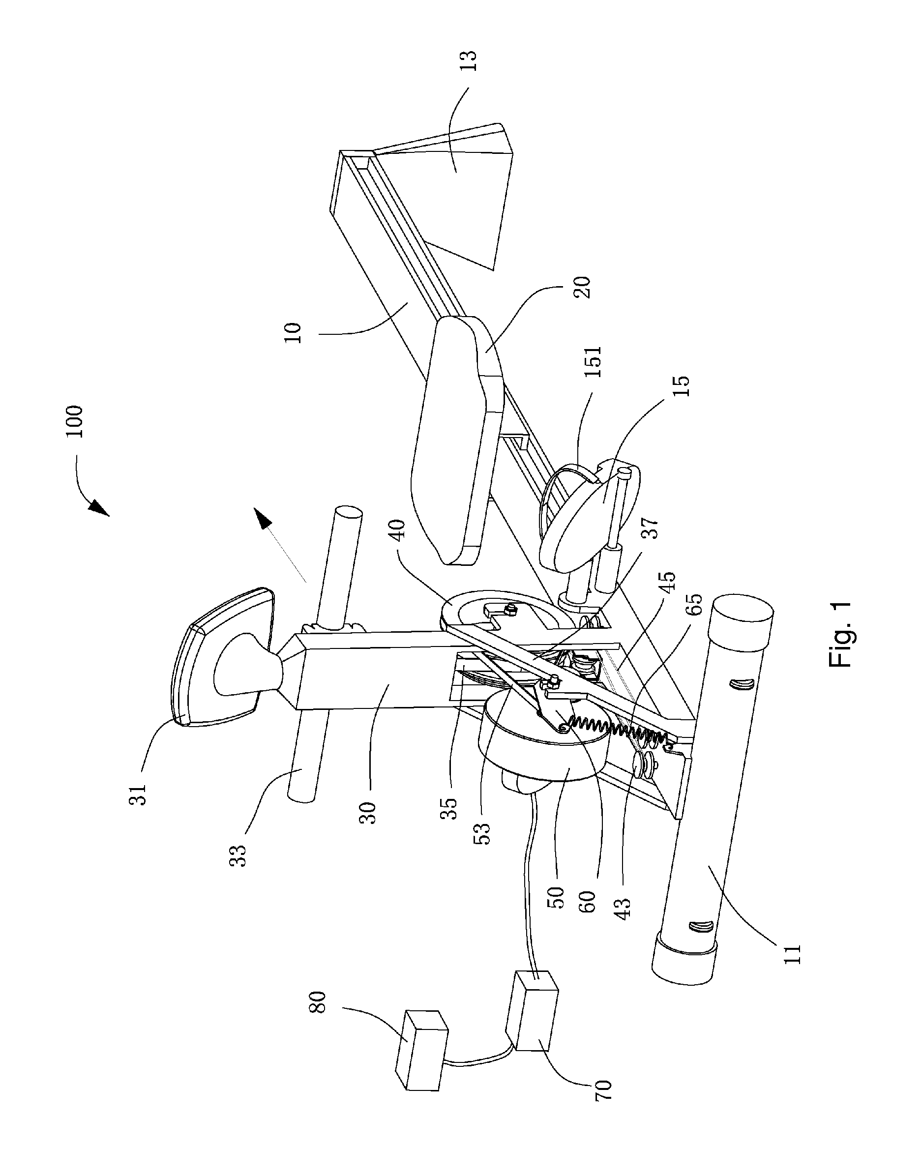 Exercise rowing machine with power generation