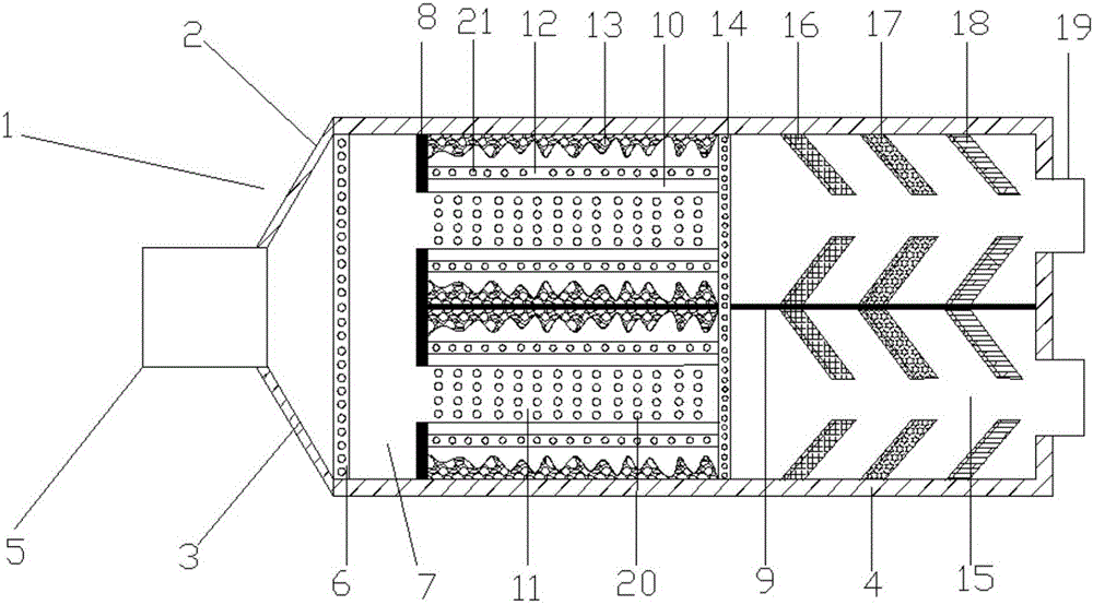 Novel silencer for engine