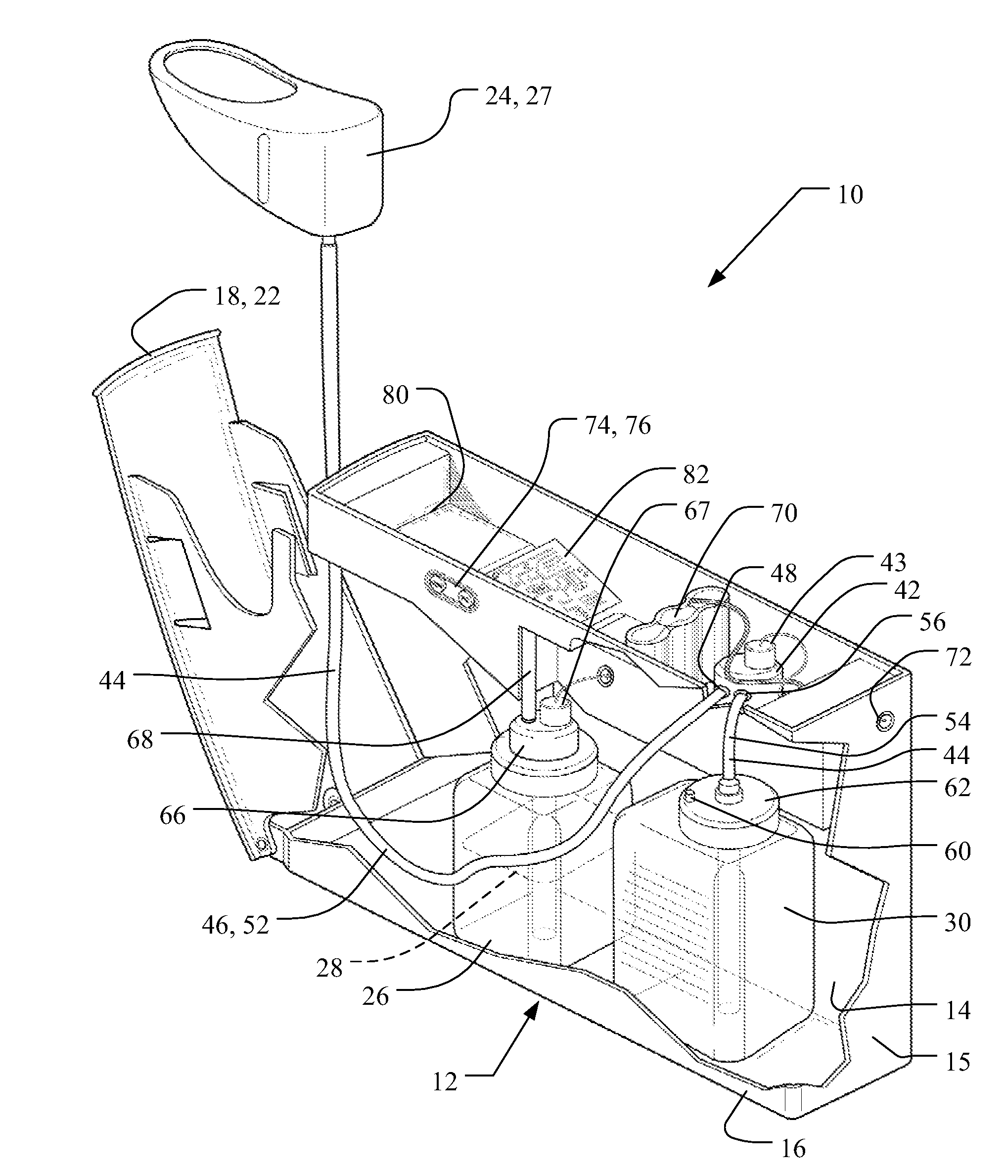 Self-cleansing portable urine collection device