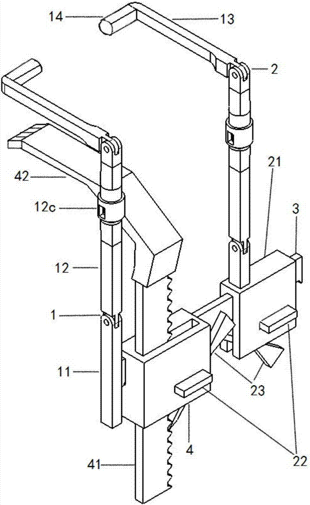 Multifunctional universal intervertebral distraction apparatus used for posterior lumbar interbody fusion technology