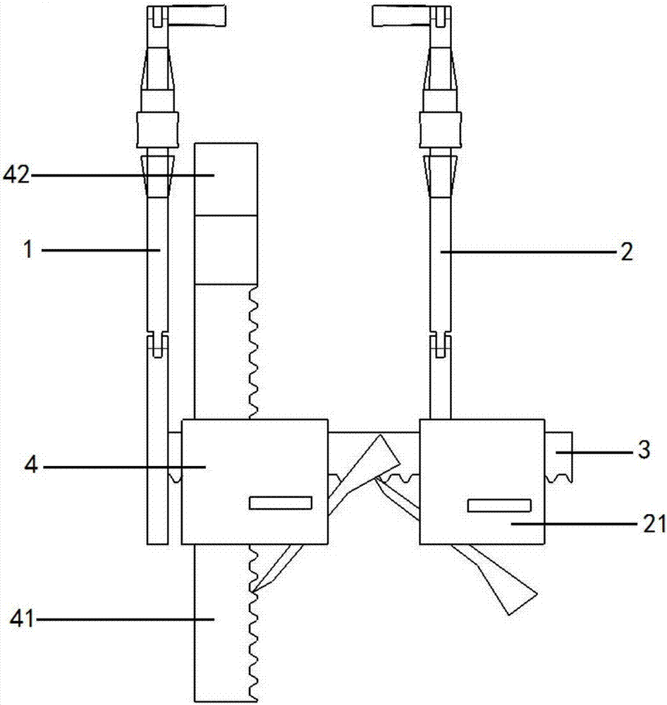 Multifunctional universal intervertebral distraction apparatus used for posterior lumbar interbody fusion technology