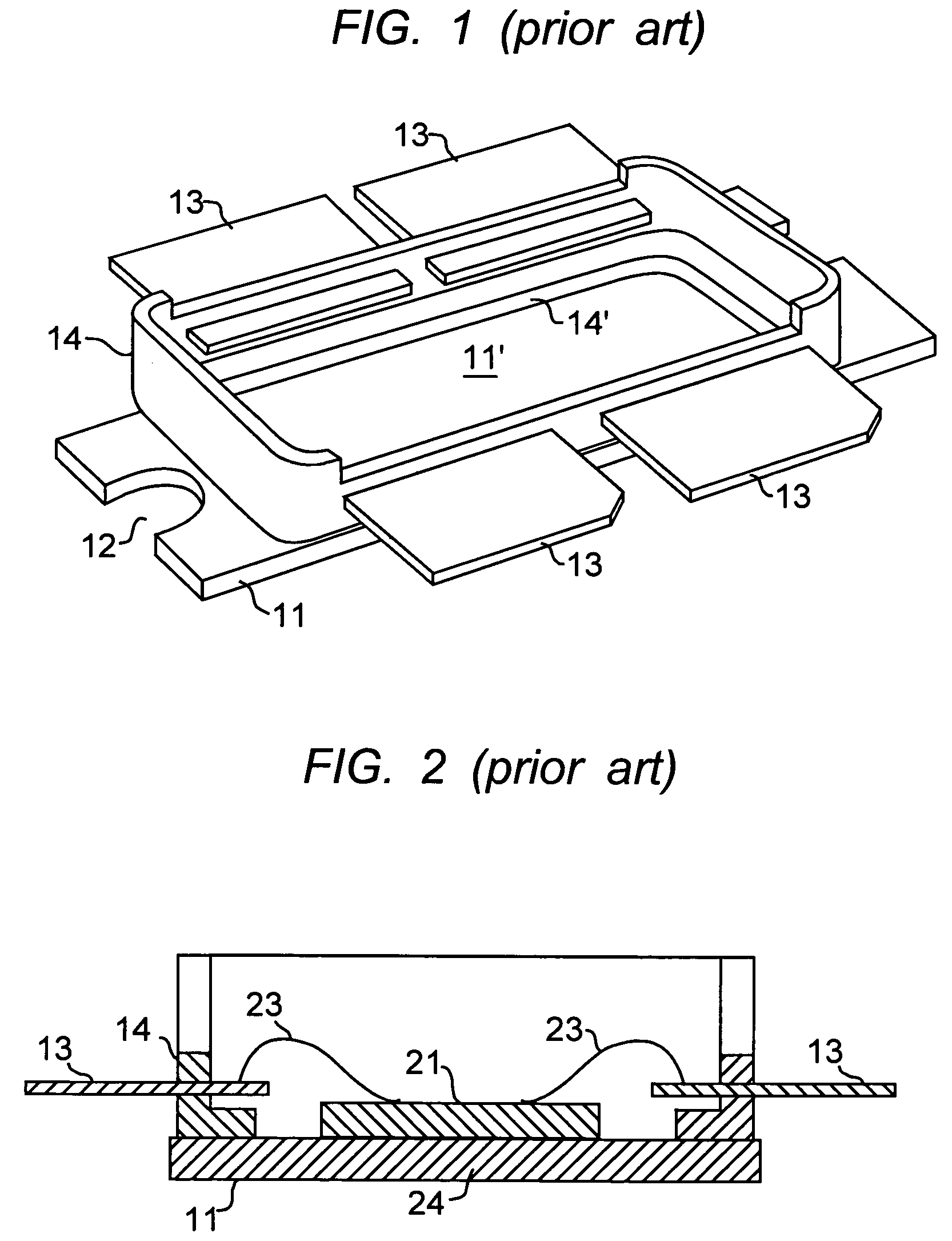 Leadframe designs for integrated circuit plastic packages