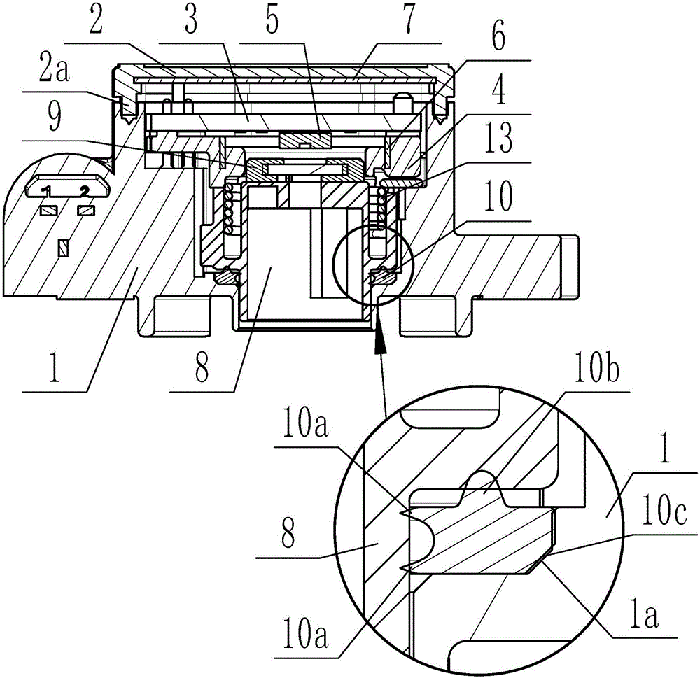 Non-contact throttle position sensor