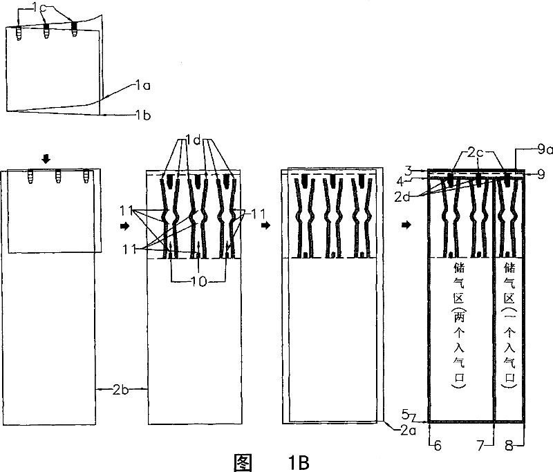 Air cushion cylinder having a sealer of air sealing and locking device and the method for preparing the same