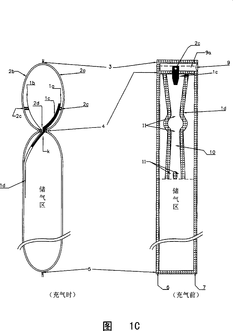 Air cushion cylinder having a sealer of air sealing and locking device and the method for preparing the same