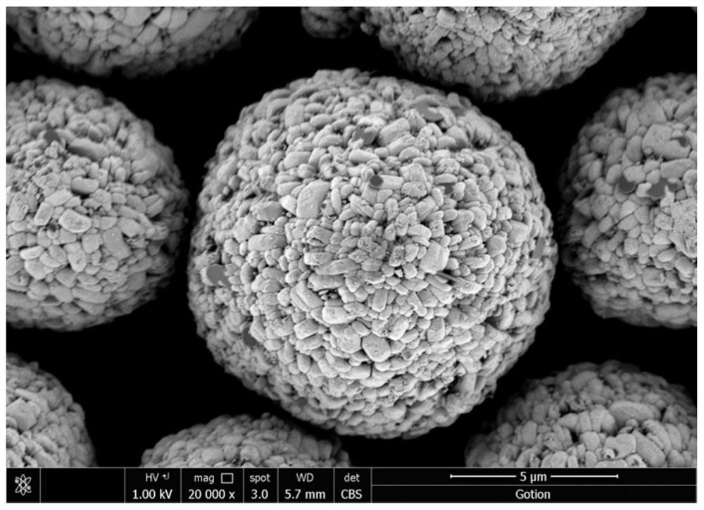 High-nickel ternary material, surface modification method and lithium ion battery