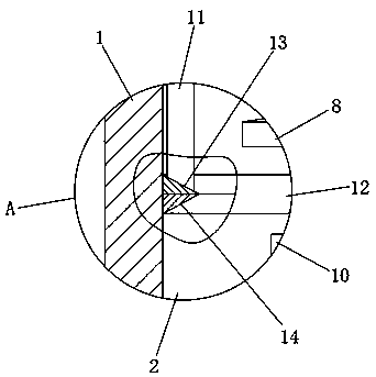 Vertical stirring tank for production of modified asphalt waterproof coiled material