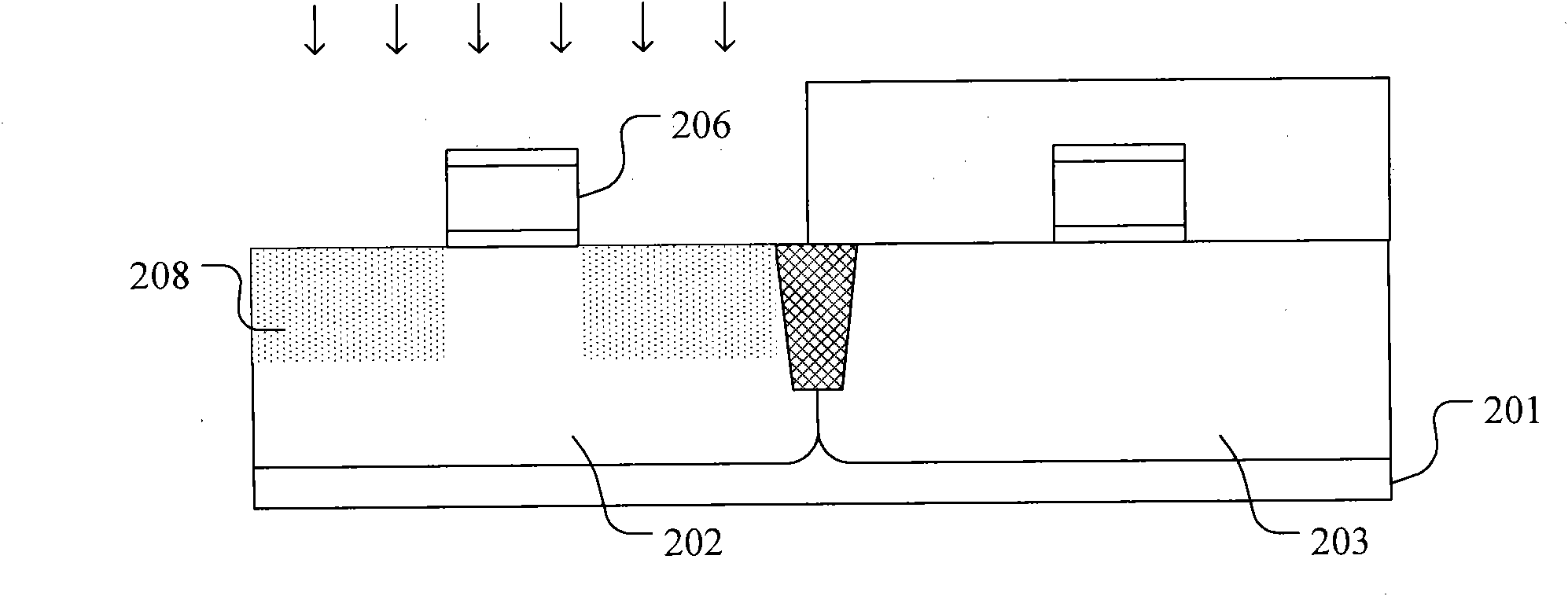 Forming method of metal-oxide semiconductor (MOS) transistor source drain stress area and manufacturing method of MOS transistor