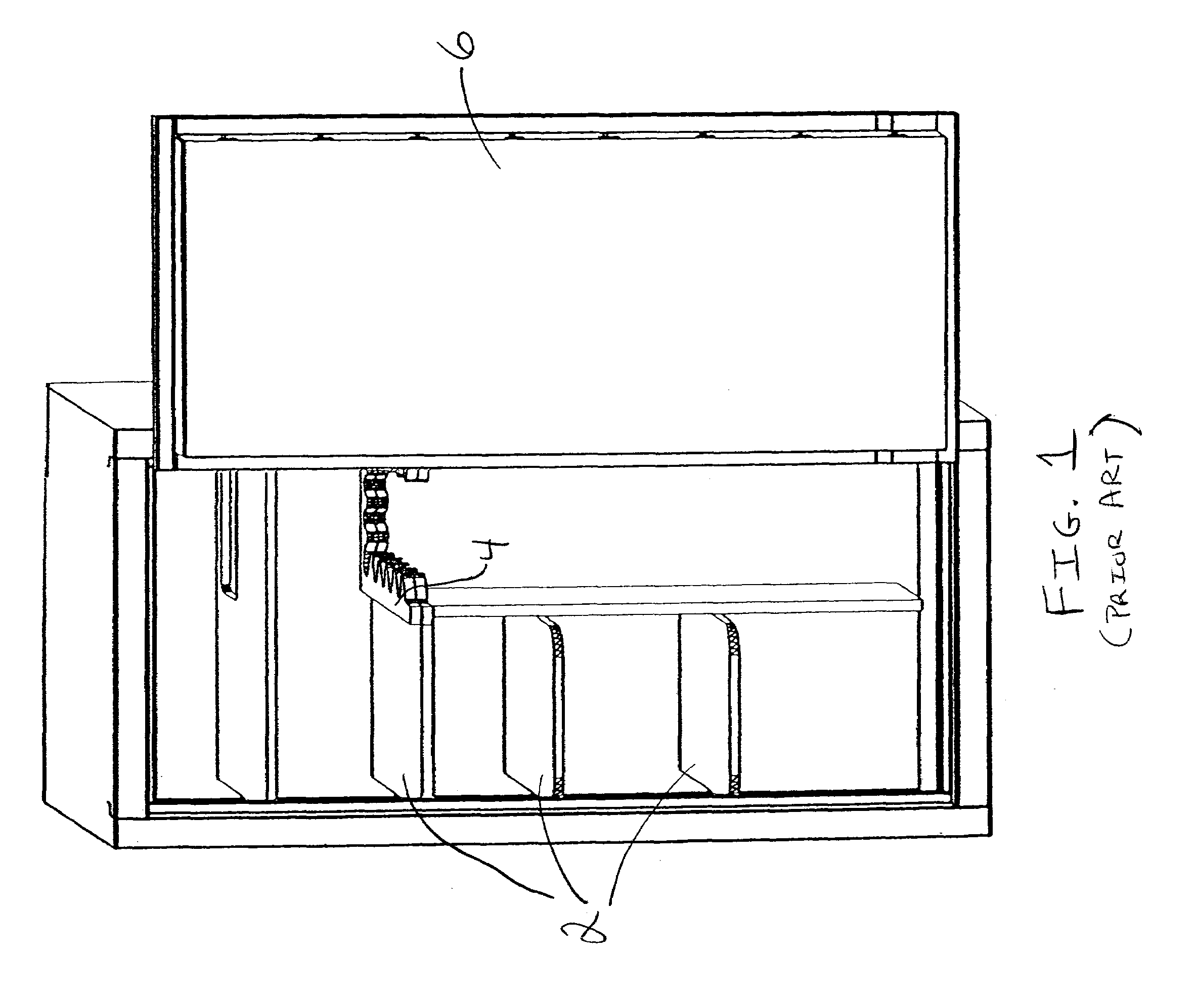 Gun safe door storage system