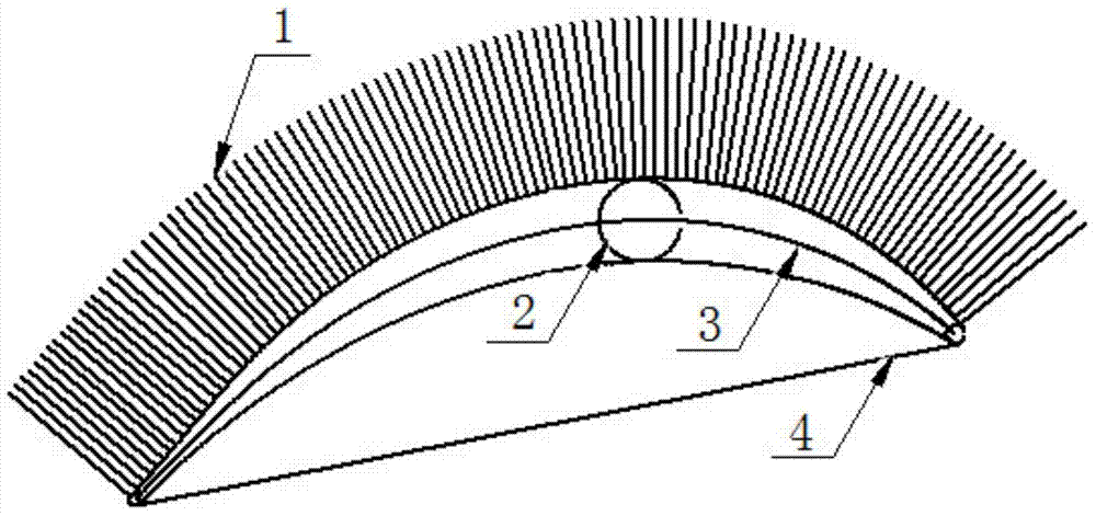 Turbine blade processing and on-line detection system based on numerical control processing device