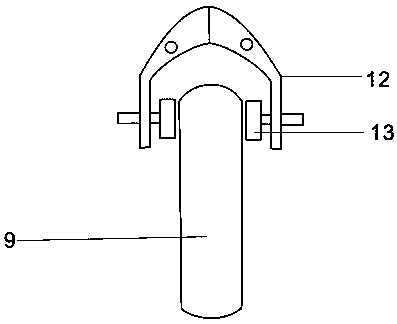 Folding roller skating learning auxiliary device