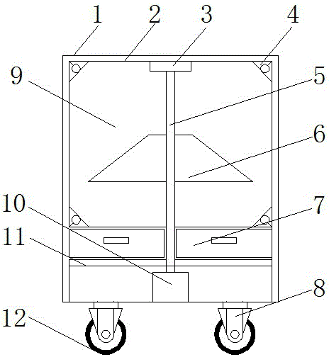 Rotatable sample shelf