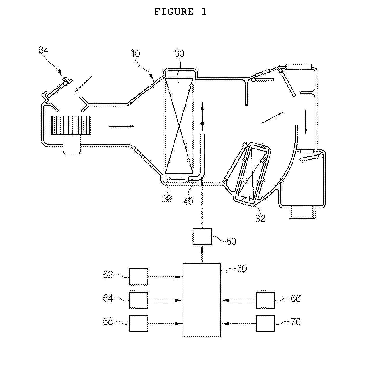 Integrated module of evaporator-core and heater-core for air conditioner