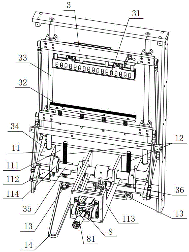 Full-automatic film seal-cutting packaging machine