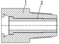 A mining drill pipe male joint and drill pipe with fracture self-locking function