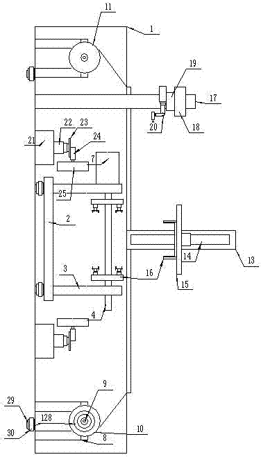 Box-packed object surface label pasting equipment