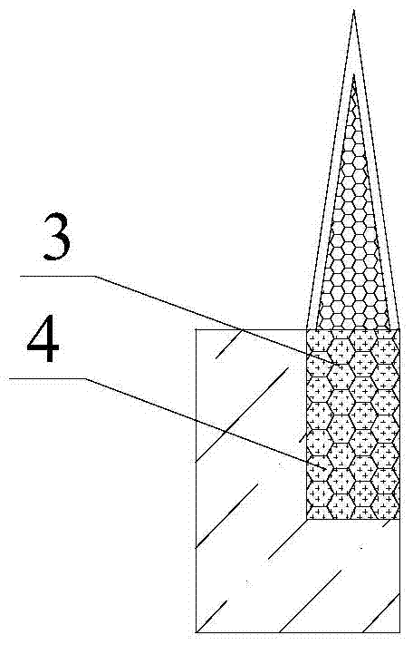 Solar heat collector with film hole structure