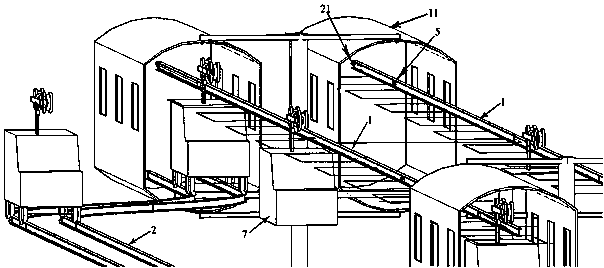 Unmanned high-speed rail passenger transportation system and its intelligent dispatching method