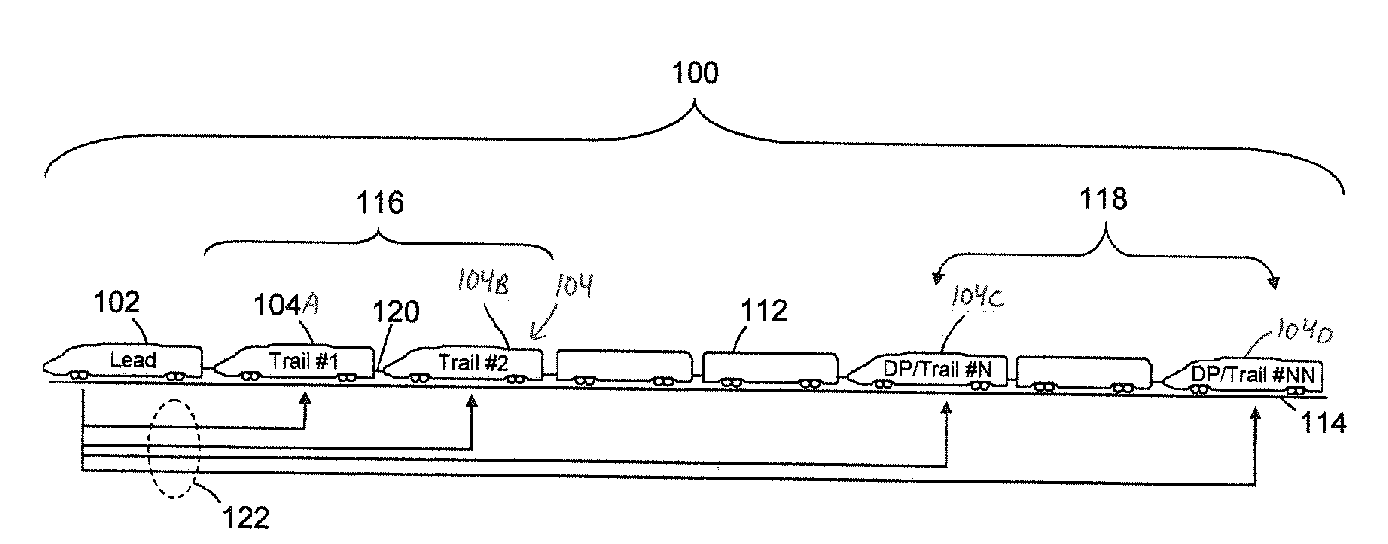 Control system and method for remotely isolating powered units in a vehicle system