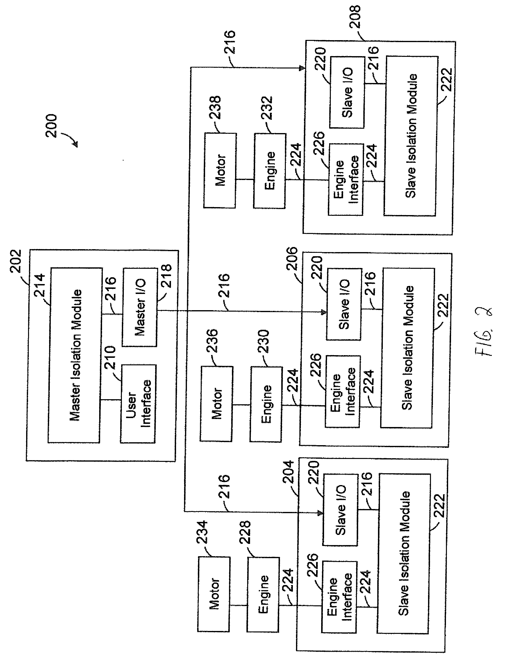 Control system and method for remotely isolating powered units in a vehicle system