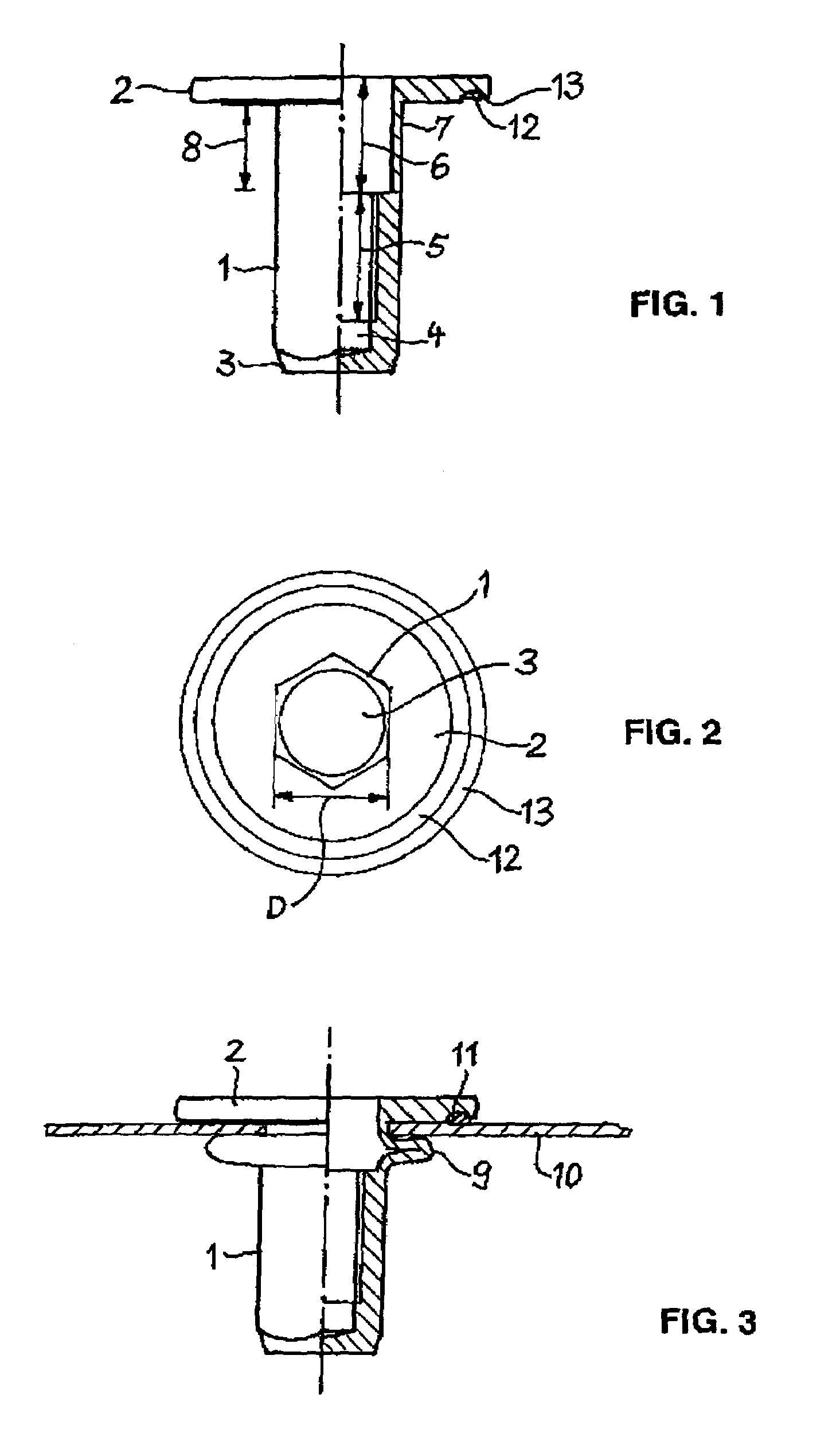 Blind rivet nut