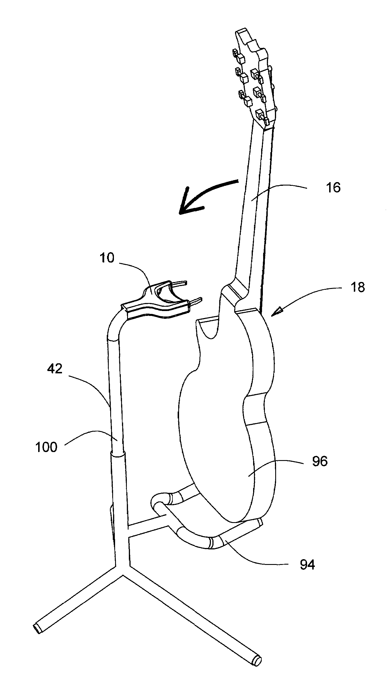 Instrument securing device