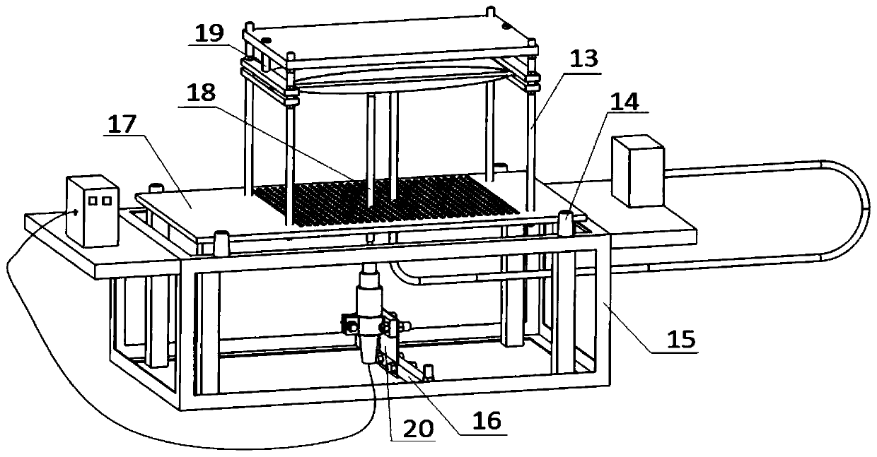 Air pressure loading based vibration creep combined incremental age forming method and device