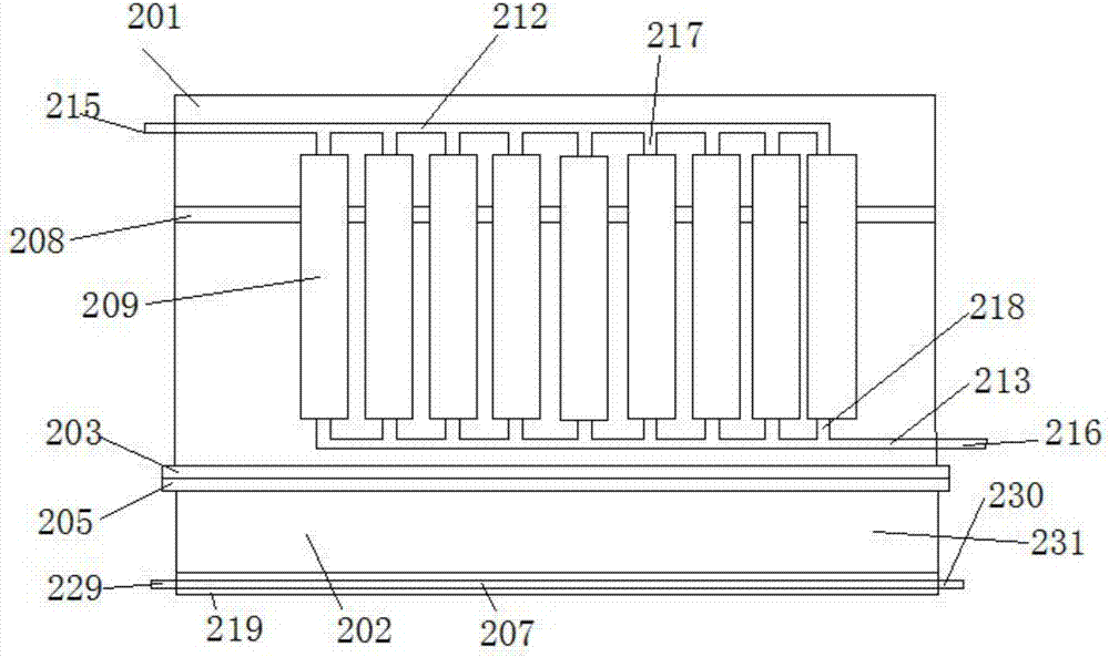 Water-cooled battery module