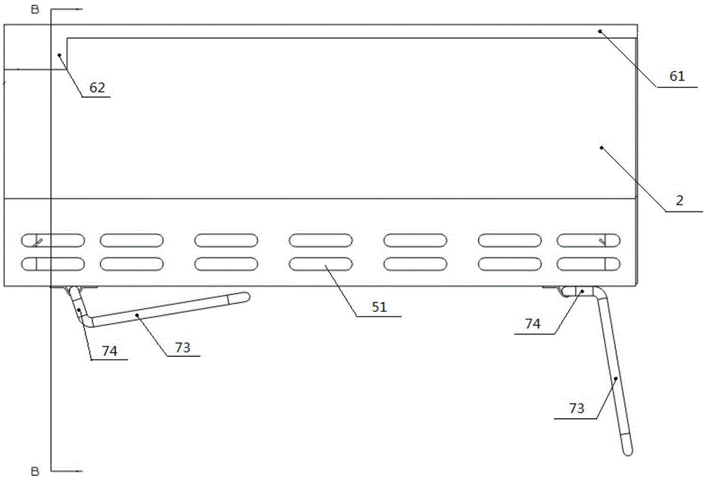 Drawer type barbecue device with variable cavity