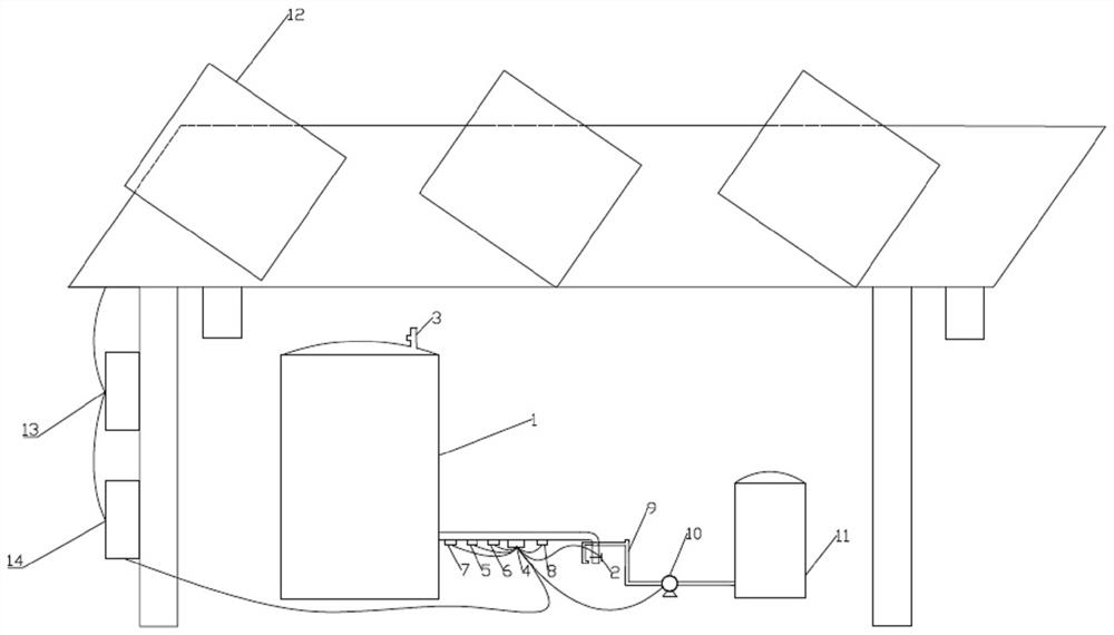 Safety control system suitable for oil storage tank valve