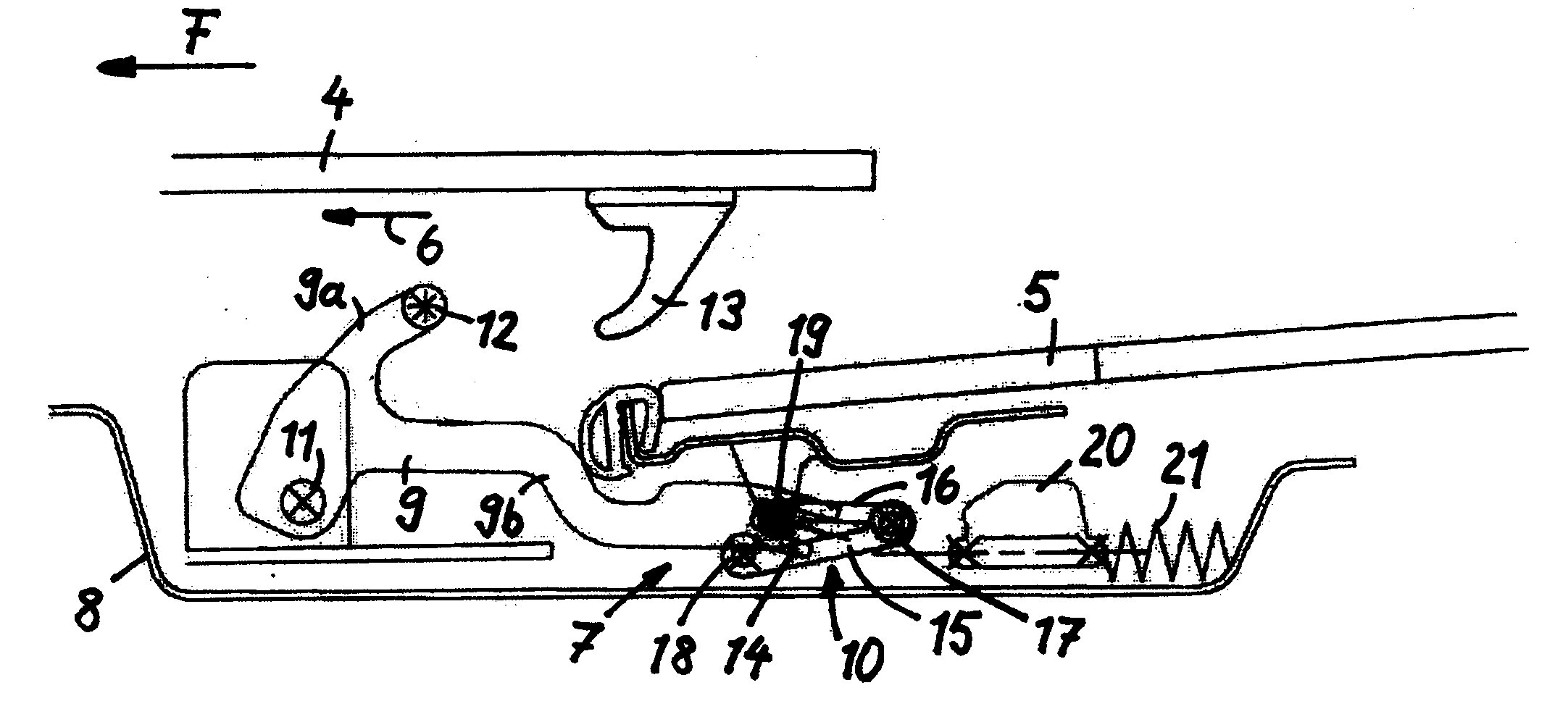 Vehicle roof having openable roof parts