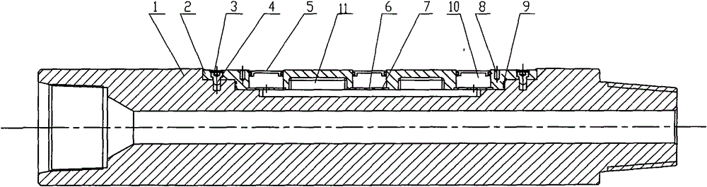 Shell of electromagnetic wave resistivity instrument