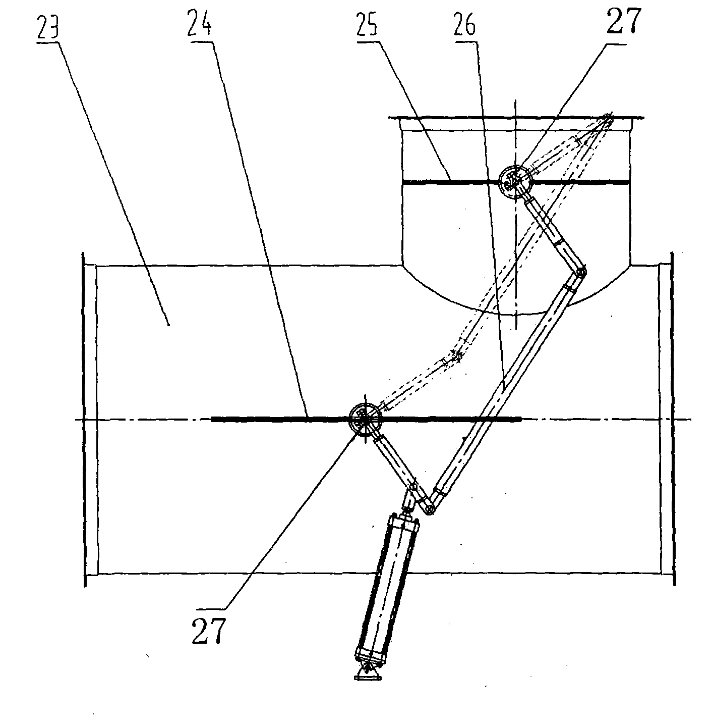 Gas adding system of coal mine ventilation air methane oxidation device