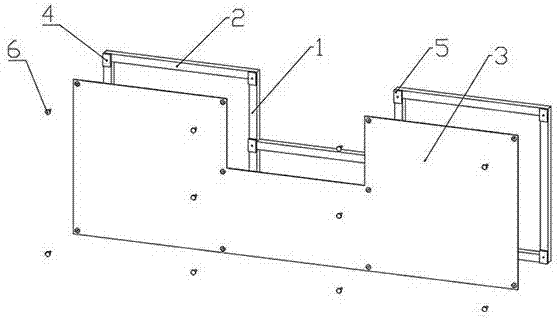 Aluminum stressed skin structure of passenger car body side walls and processing method thereof