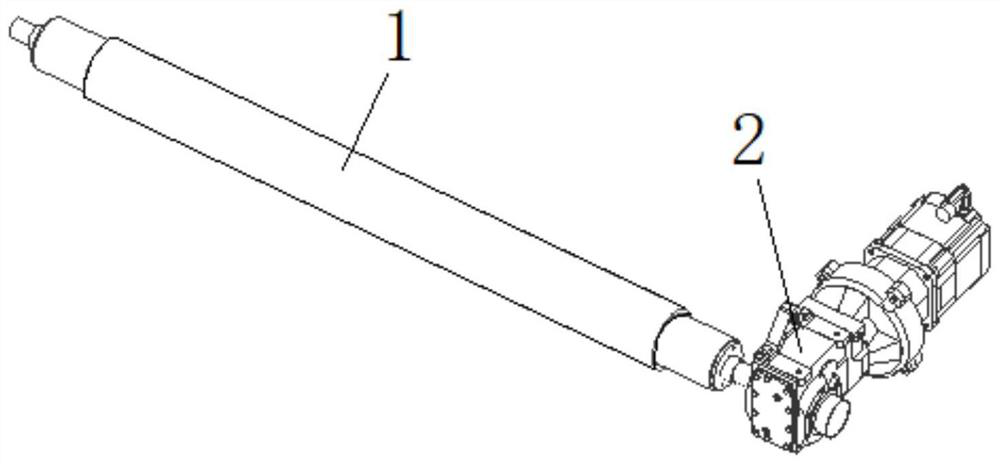 Paper cutting-off equipment for paper paving machine and cutting-off method