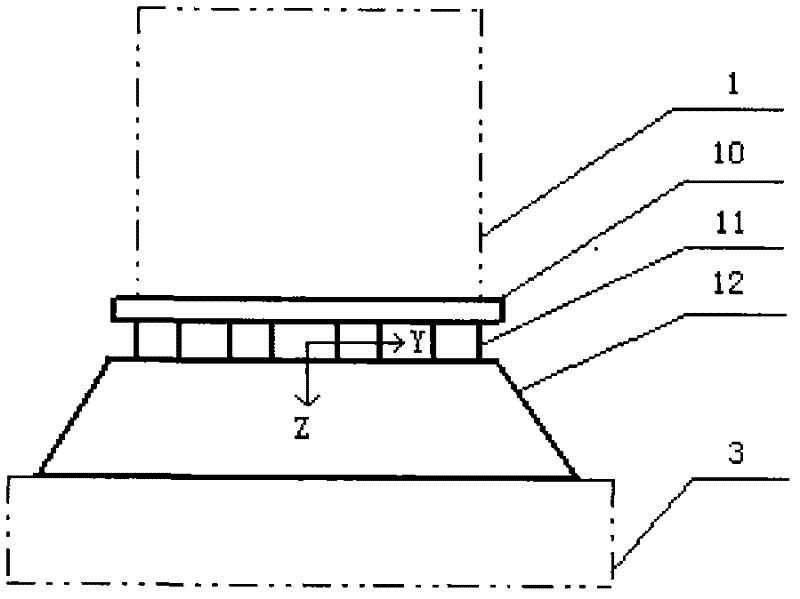 Force limit control vibration test system and test method