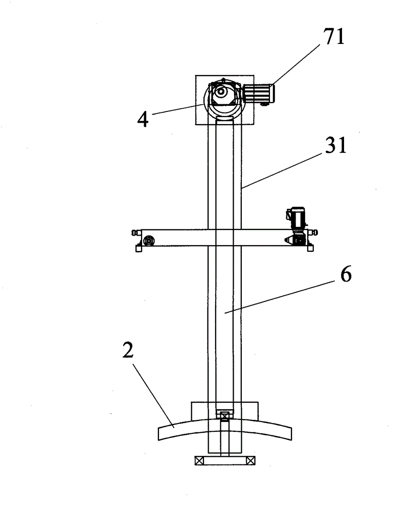 Waste gas flow guiding device of surface treatment groove