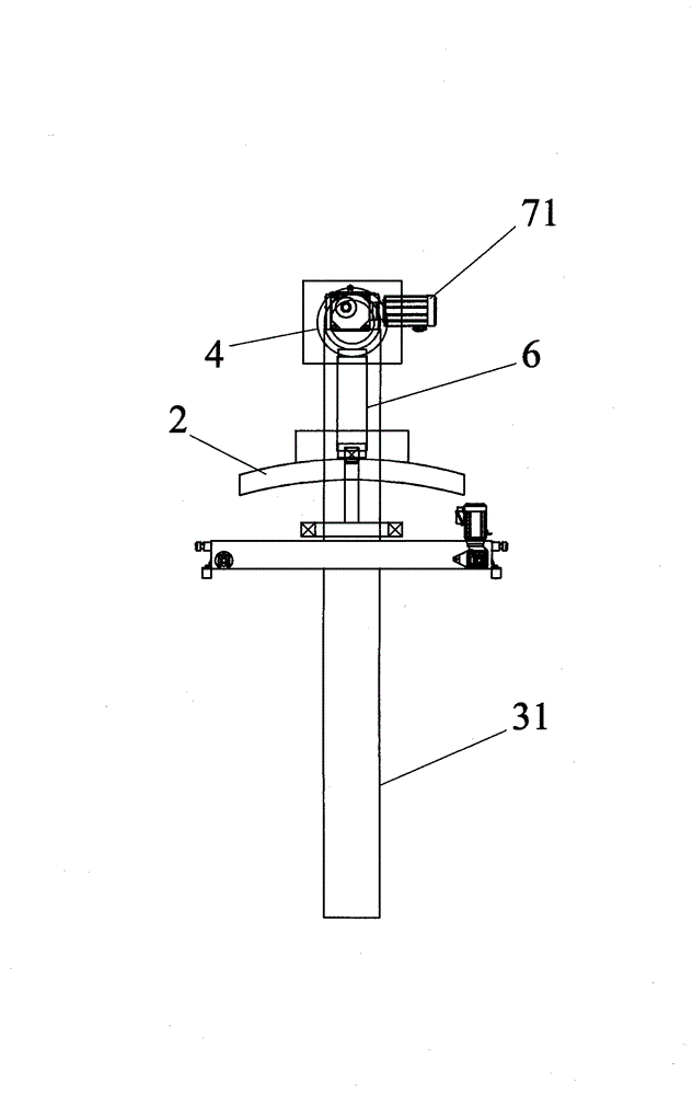 Waste gas flow guiding device of surface treatment groove