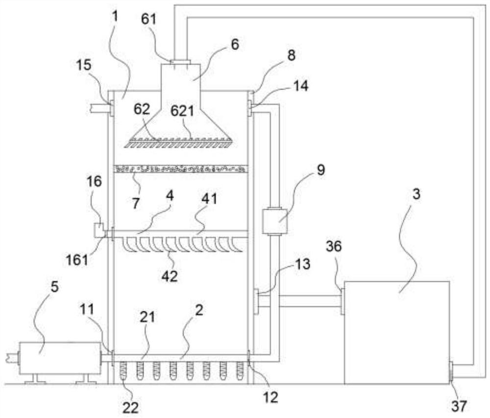 A kind of anaerobic granular sludge expanded bed reactor and start-up and operation method