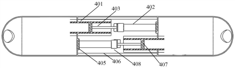 Gliding type marine garbage recycling device