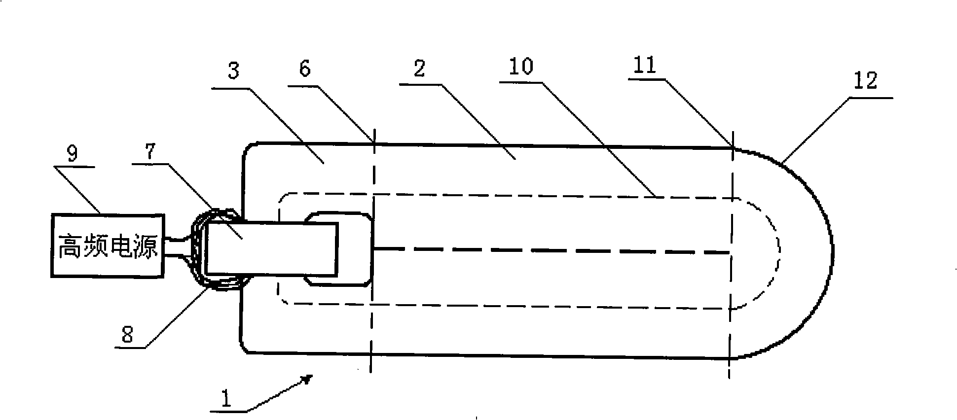 Electromagnetic induction low-voltage non-polar lamp