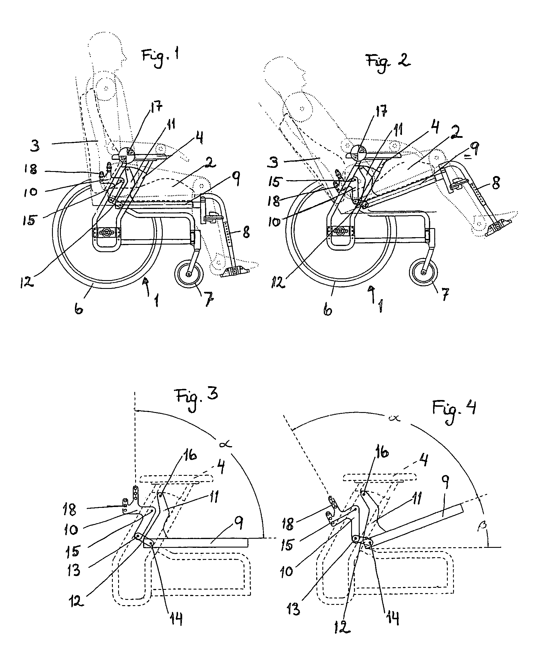 Adjustable chair arrangement