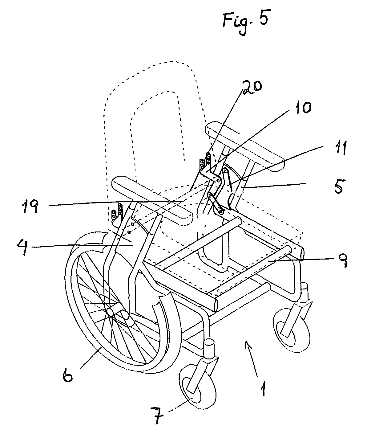 Adjustable chair arrangement