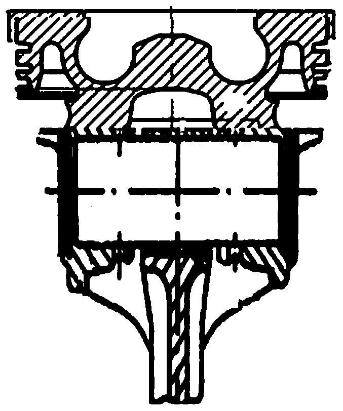 Piston connecting rod