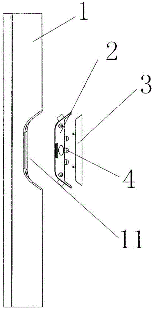 Cushion rod tail lamp