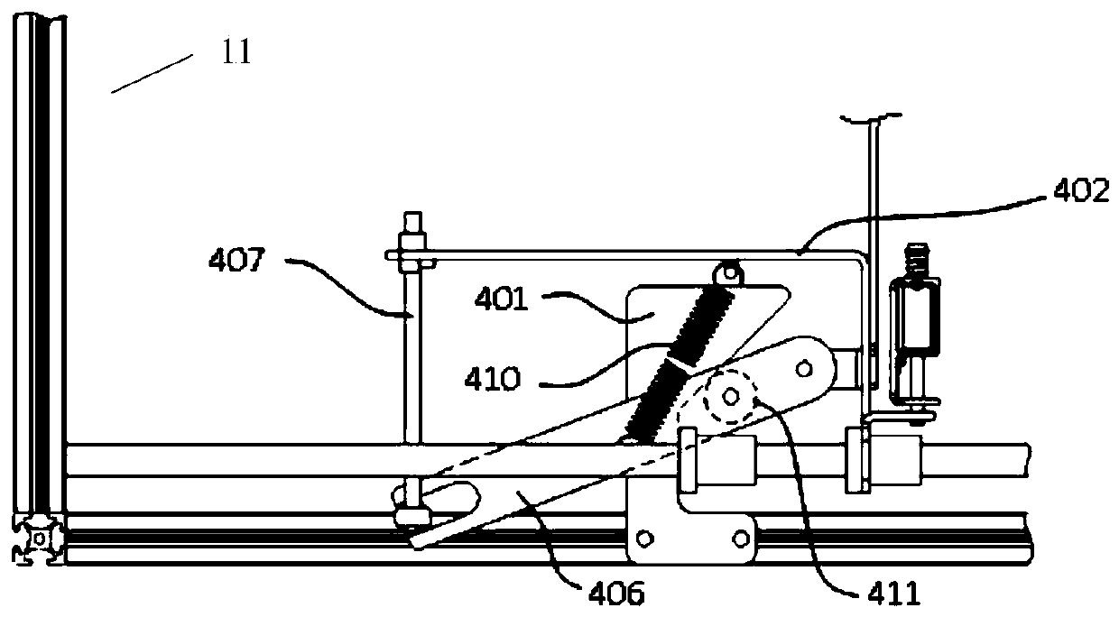 Folded extraction device of automatic clothes folding machine