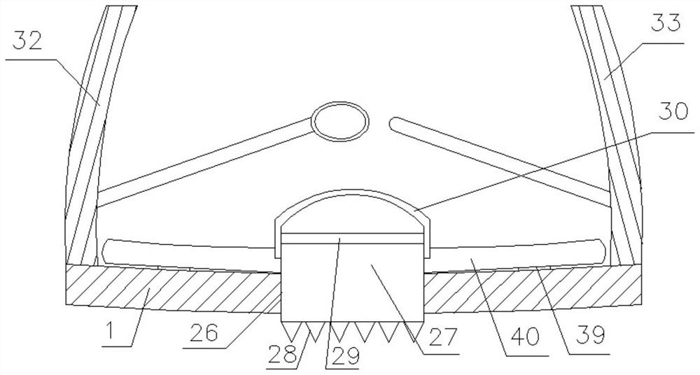 Ice and snow surface gliding device for controlling gliding speed and using method