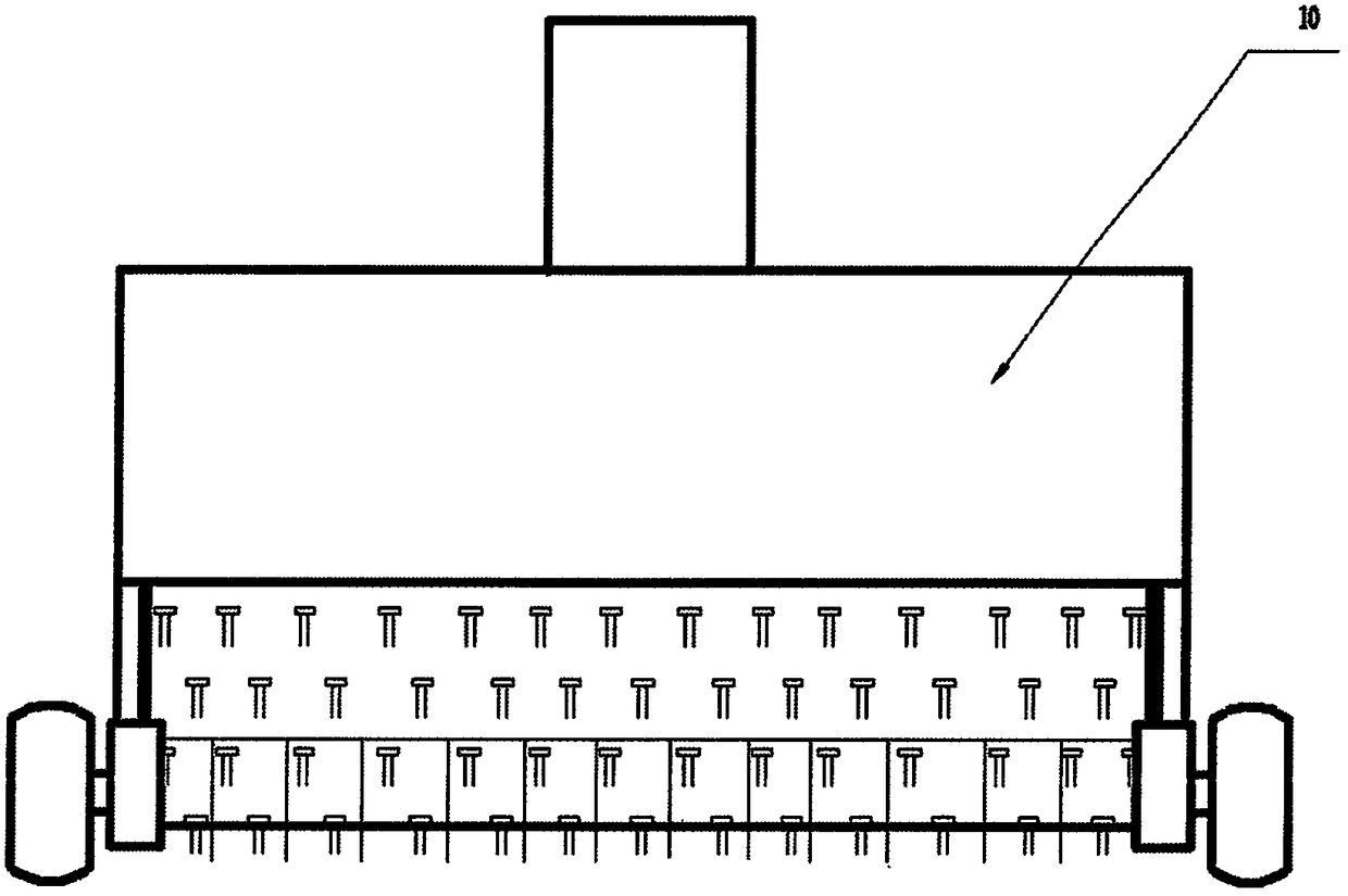 Novel low-loss belt-type telescopic digging finger buckwheat picking device