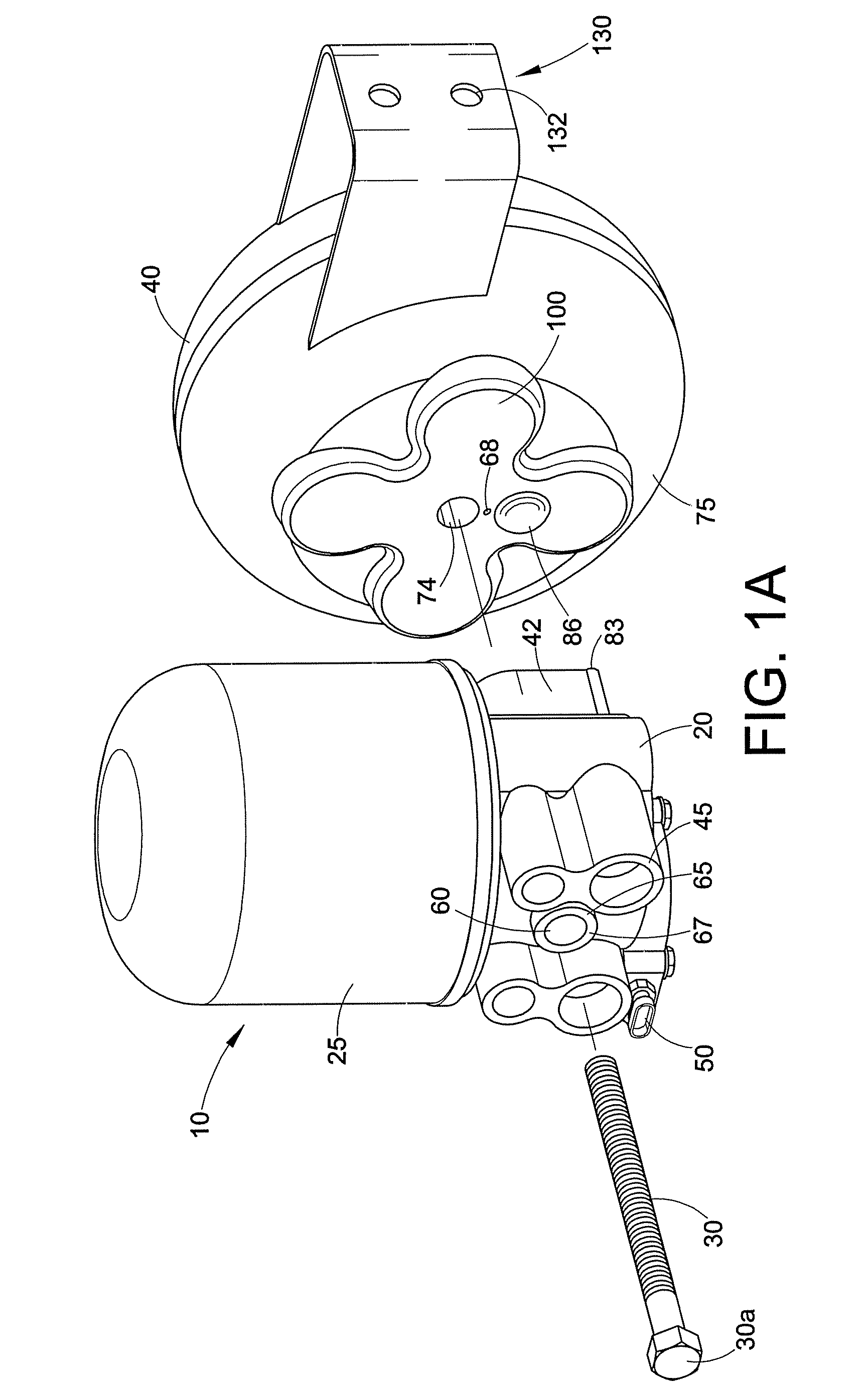 Air dryer mounting assembly